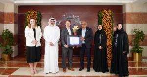 Dubai Duty Free handover certification ceremont