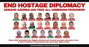 The ANCA is calling for Azerbaijan’s release of all Armenian hostages, and expanded U.S. leadership to end Aliyev’s hostage diplomacy.