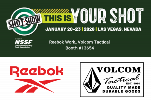 SHOT Show Logo, Reebok Logo, Volcom Tactical Logo
