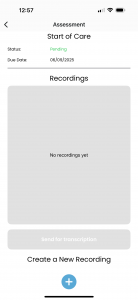 INMYTEAM AI Assessment Transcriber APP