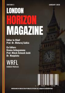 London Horizon Magazine Edition 5 cover dated January 2026, published by Research Beacon Publication.