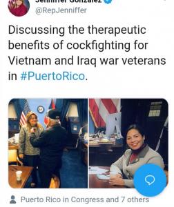 Tweet from Puerto Rico Delegate