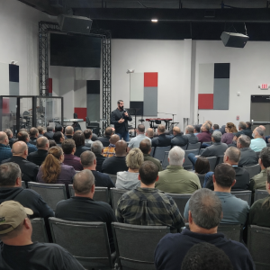 Church Security Seminar Axios Security Group CEO Speaking to the Attendees