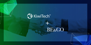 KiwiTech and Be&Go strategic partnership announcement image