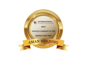 A key pioneer in the fintech industry, AMAN Holding has received this prestigious award for its dedication to providing seamless, secure, and inclusive digital financial products.