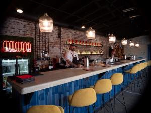 forward facing image of cocktail bar at Prova Spirits