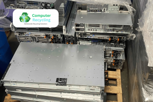 Palletized servers for recycling
