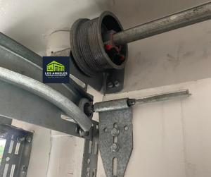 A Los Angeles Garage Door Repair Experts service truck parked in a local neighborhood ready for dispatch.