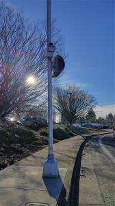 Image of NovoaGlobal Photo Enforcement Systems along roadside in Newberg, OR