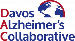 Stacked words DAC in red