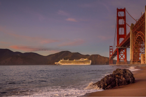 cruise lines are some of the most visible and fastest-moving ships on the West Coast.