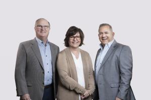 Photo of Horizon advisors: Mark Olson, Irene Stolte, and Michael Ferrara