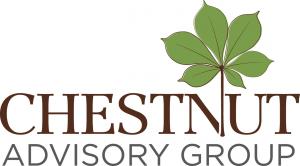 Chestnut Advisory Group Logo. Chestnut Leaf and firm name.