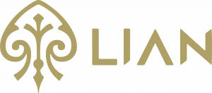 Logo of Lian Original featuring an elegant, minimalist emblem above the brand name in a sophisticated serif typeface, representing the house's Alpine heritage and modern luxury identity.