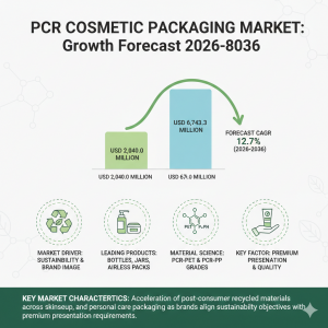 Post-Consumer Recycled (PCR) Cosmetic Packaging Market