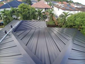 Metal roof installation and repair services by PSR Roofing Company in South Florida