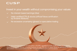 Cusp Wealth Shariah-compliant stocks which are validated with a Fatwa