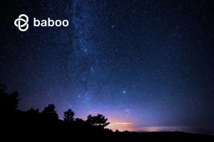 Bright night sky - astrotourism