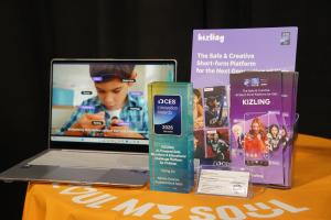 Kizling exhibition booth at CES 2026 Unveiled. Kizling received an Innovation Award in the Mobile Devices, Accessories & Apps category at this year’s CES.
