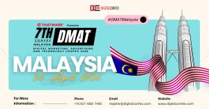 Banner image announcing the 7th DMAT Confex Malaysia 2026, a digital marketing, advertising, and technology conference taking place in Kuala Lumpur.