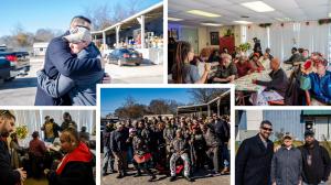 Homeless Veterans Event Collage