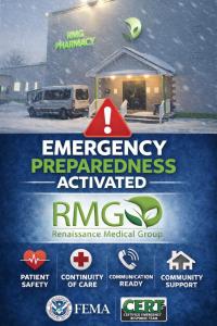 Renaissance Medical Group emergency preparedness activated during winter storm in Massachusetts, ensuring patient safety and continuity of care