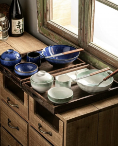 9-Piece Japanese Handmade Ramen Tableware Set