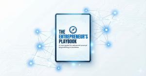 Digital cover of The Entrepreneur's Playbook by Expert AI Prompts displayed on a tablet.
