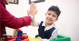 John Hopkins Aramco Healthcare Child patient receiving treatment