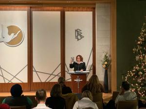 Forum at the Church of Scientology Portland focused on detecting and preventing human trafficking.