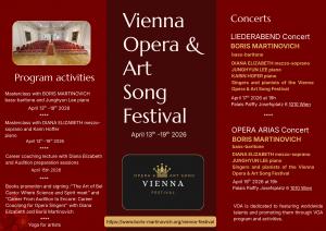 Welcome to the Vienna Opera & Art Song Festival