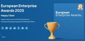 Happy Clean Award 2026 European Enterprise Awards 2025