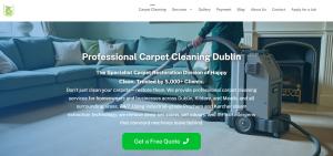 Professional Carpet Cleaning Dublin, part of Happy Clean company - specialised division
