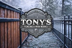 Cold weather fence damage in Louisiana showing wood and iron fencing affected by freeze-thaw soil movement