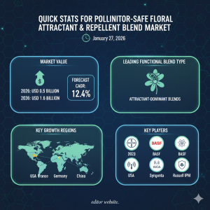 Pollinator-Safe Floral Attractant & Repellent Blend Market