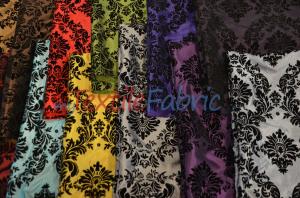 Damask Flocking Taffeta