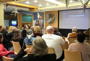 A special agent from the Seattle FBI Field Office was the featured speaker at the open house.