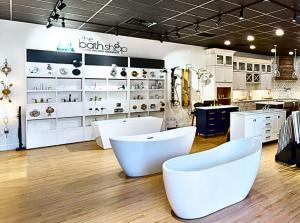 The Bath Shop's studio/showroom in Raleigh, NC. It's opening a second one in Cary, NC, March 2026.