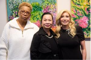 Rowena Husbands, Mei Fung, MaryAnn Giella McCulloh (Photo Credit: Joseph Henry)