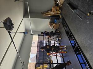 Modern residential garage door installed by Easy Garage Door Repair at a home in Houston, TX, enhancing curb appeal.