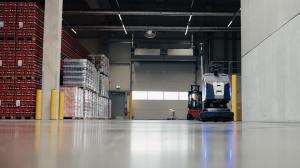 Gauisum, Scrubber 75, warehouse scrubber, autonomous floor scrubber