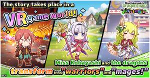 Miss Kobayashi and her friends are set loose in a VR game world!?