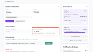 Users can chat with AI and create mind maps entirely in their native language.