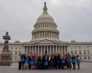 Youth doing Congressional visits to support anti-trafficking legislation