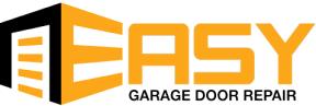 Official award graphic displaying the title "Best Houston Garage Door Repair" presented to Easy Garage Door Repair for excellence in local service.