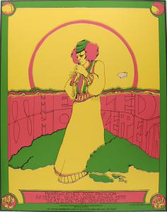 A $7000 Reward Is Offered For This Led Zeppelin and The Who Merriweather Post Pavillion 5/25/69 Concert Poster
