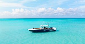 Reel Buoys on the water in Turks and Caicos