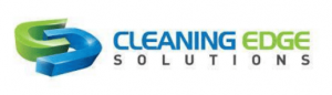 3D interlocking logo for Cleaning Edge Solutions featuring a green 'C' and blue 'E' symbol.