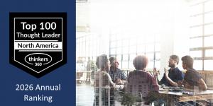Thinkers360 Top 100 B2B Thought Leaders 2026 North America award graphic.