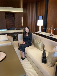 Karima Labrini guiding high-net-worth executives with her expertise in executive presence and self-image branding.